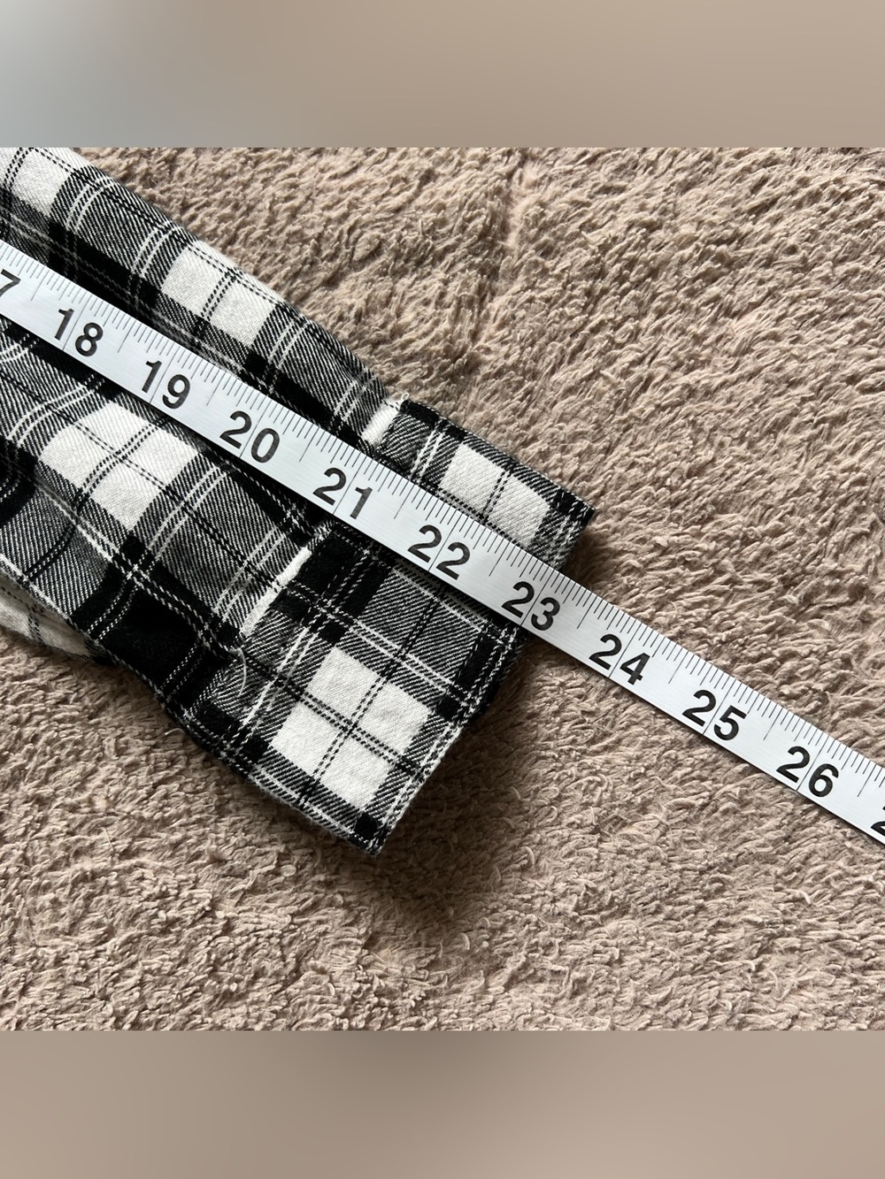 GAP Plaid Flannel Drop Waist Shirt Dress Cottage Preppy Minimalist Indie Sz L - Picture 7 of 8